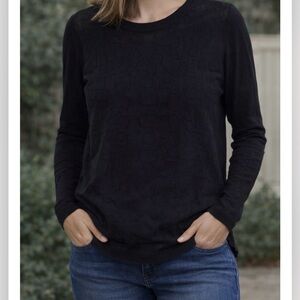 Madewell Black Long Sleeve Top